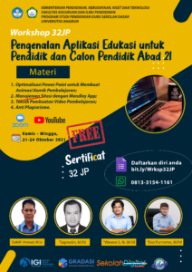 Workshop Pengenalan Aplikasi Edukasi PS PGSD