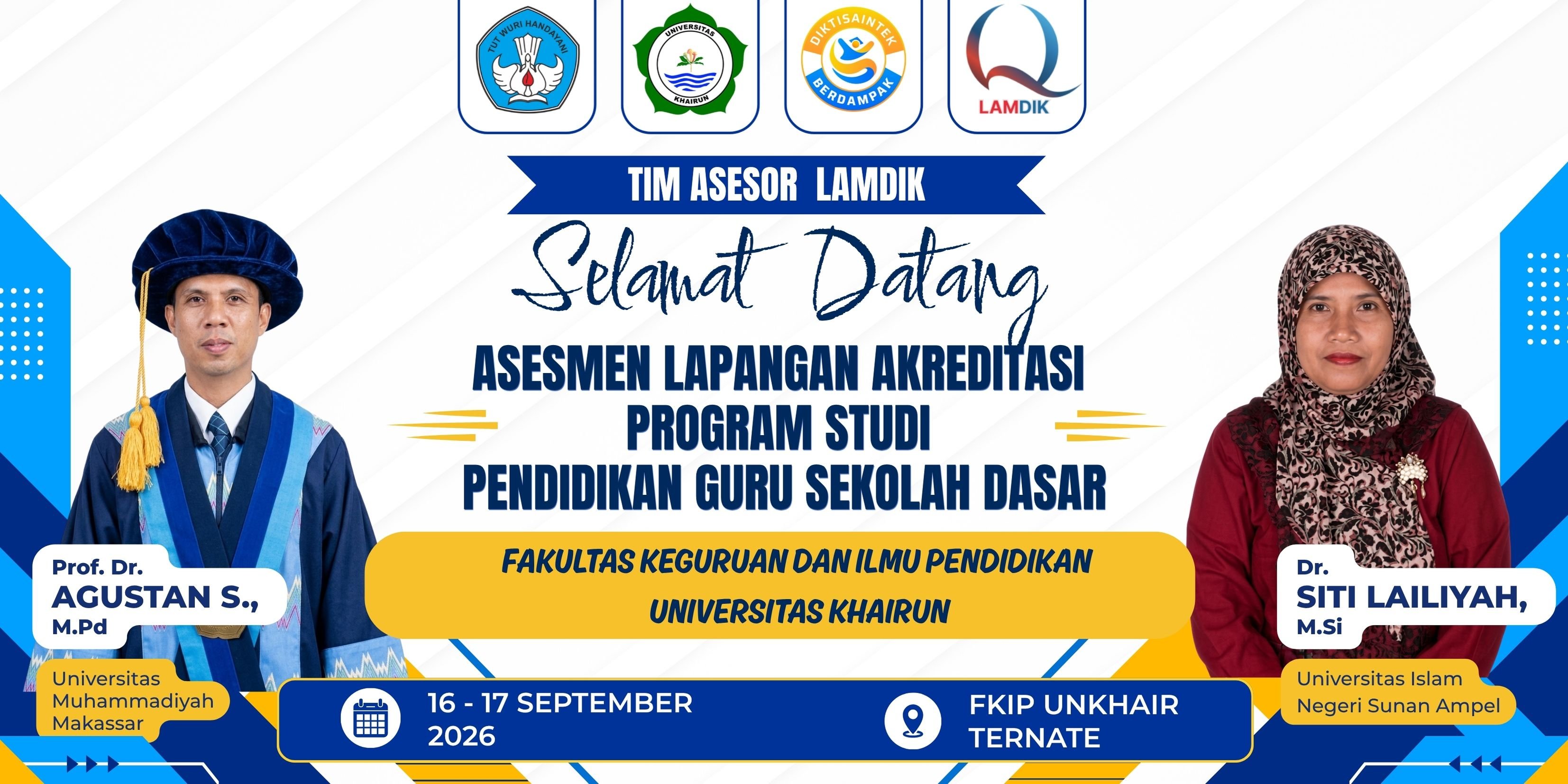 Program Studi PGSD Universitas Khairun Jalani Asesmen Lapangan Akreditas LAMDIK 2026