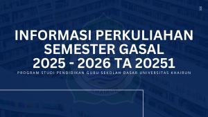 PERKULIAHAN SEMESTER GASAL 2025/2026: INI JADWAL LENGKAPNYA